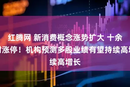 红腾网 新消费概念涨势扩大 十余股封涨停！机构预测多股业绩有望持续高增长